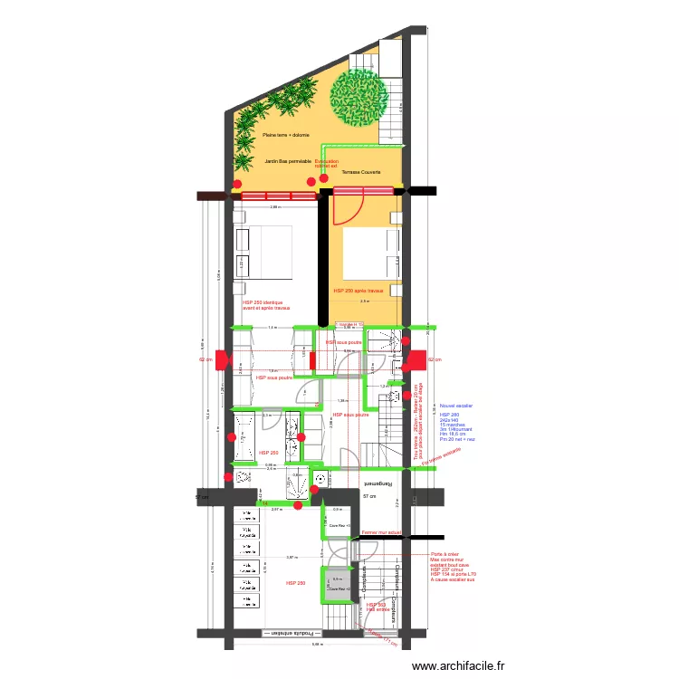 BAUCQ 77 Rez de Jardin def. Plan de 0 pièce et 0 m2