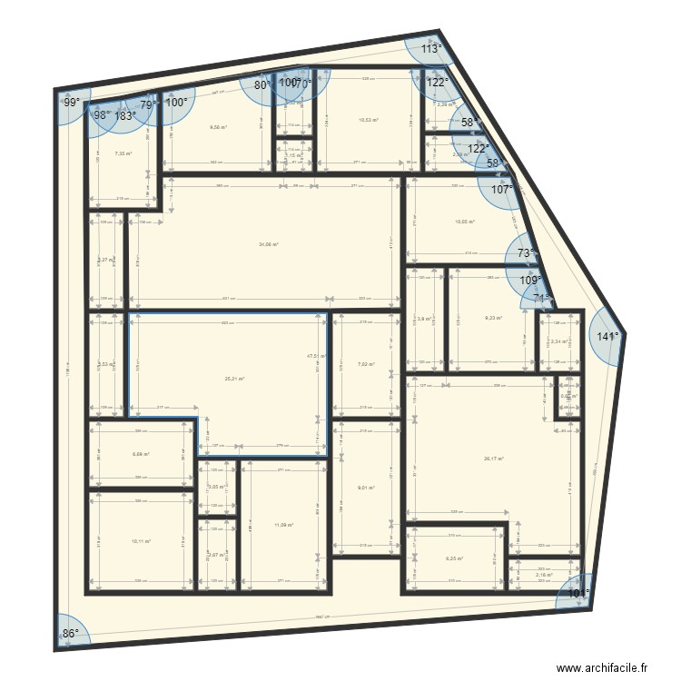MKOMBO YOLANDE R1. Plan de 0 pièce et 0 m2