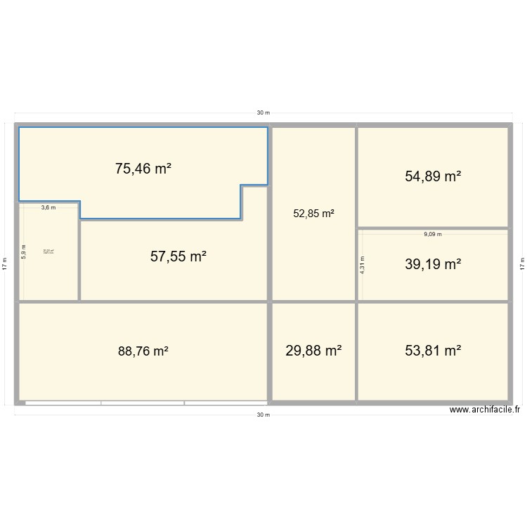 Image pou business plan. Plan de 9 pièces et 474 m2