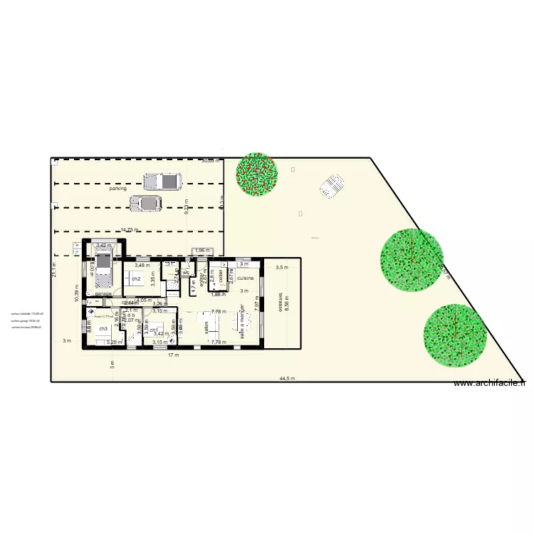 villa essaie 4. Plan de 
