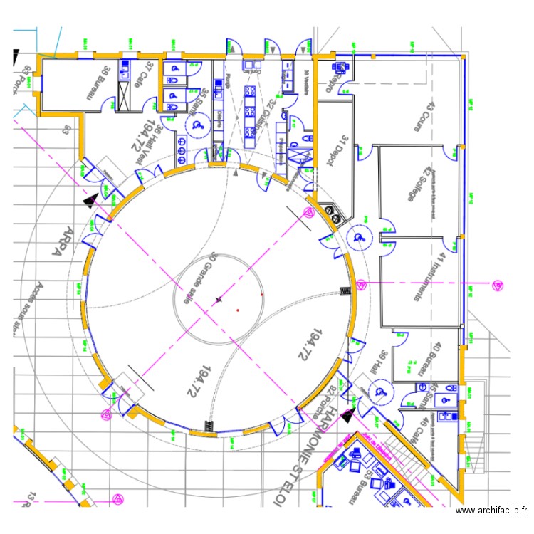 servicejeunesse avant travaux. Plan de 0 pièce et 0 m2