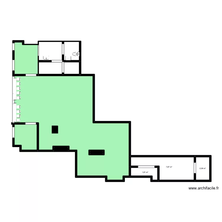 test le flut. Plan de 