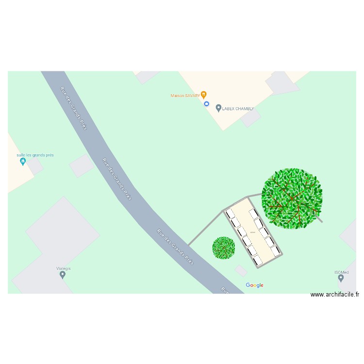 Local poubelle. Plan de 0 pièce et 0 m2