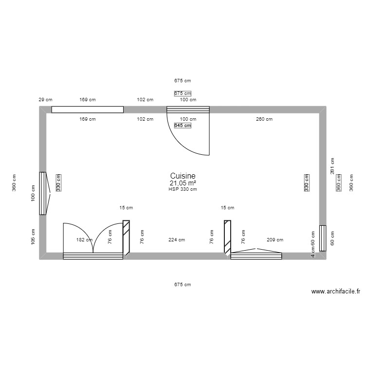 CUISINE. Plan de 0 pièce et 0 m2