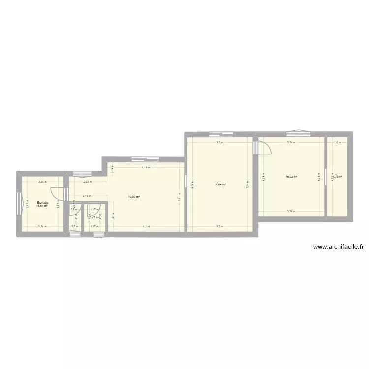 maison titi. Plan de 6 Pièces et 65 m² maison titi. Plan de 6 Pièces et 65 m²