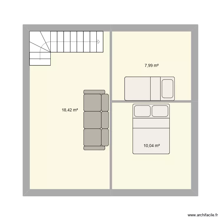 r+1. Plan de 3 et 36 m² r+1. Plan de 3 et 36 m²