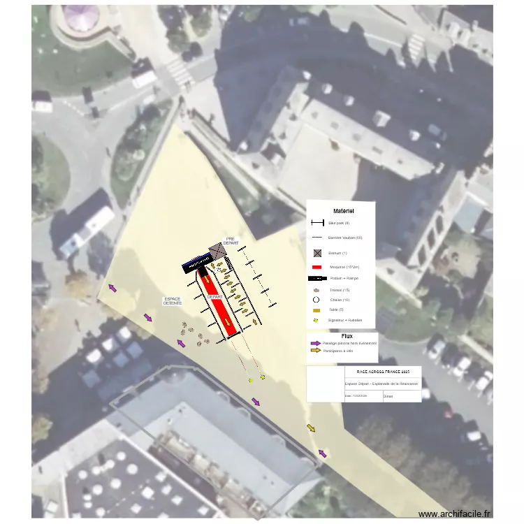 RAF25 - DEPART - DINAN. Plan de RAF25 - DEPART - DINAN. Plan de