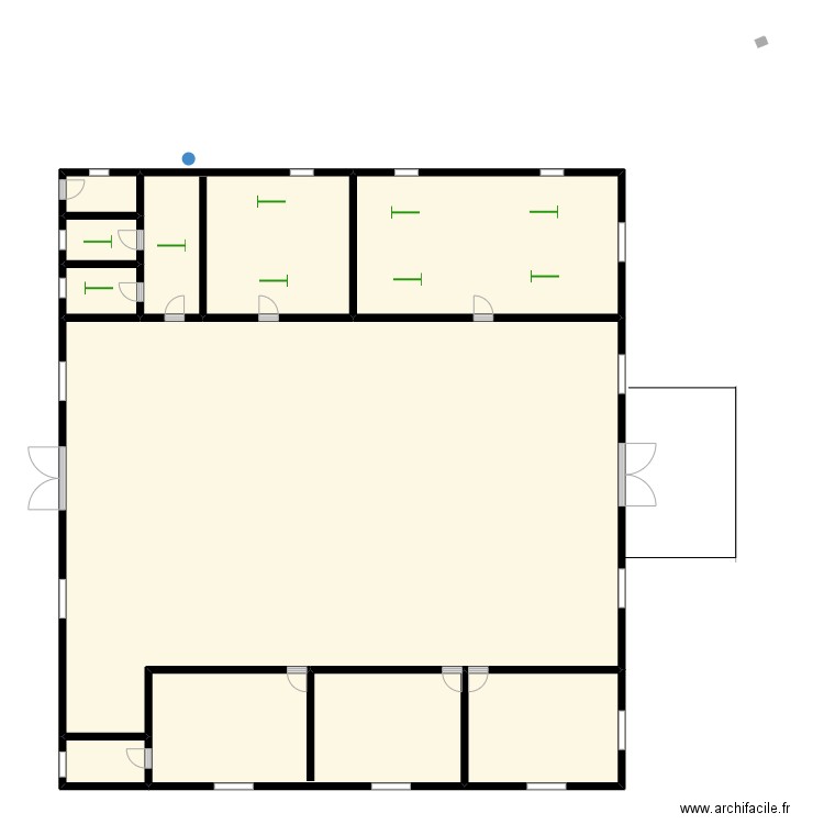 OREZONE. Plan de 9 pièces et 223 m2
