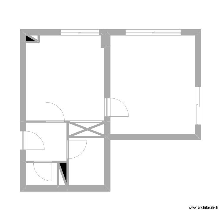 Studio RAYAPPIN. Plan de 14 pièces et 37 m2