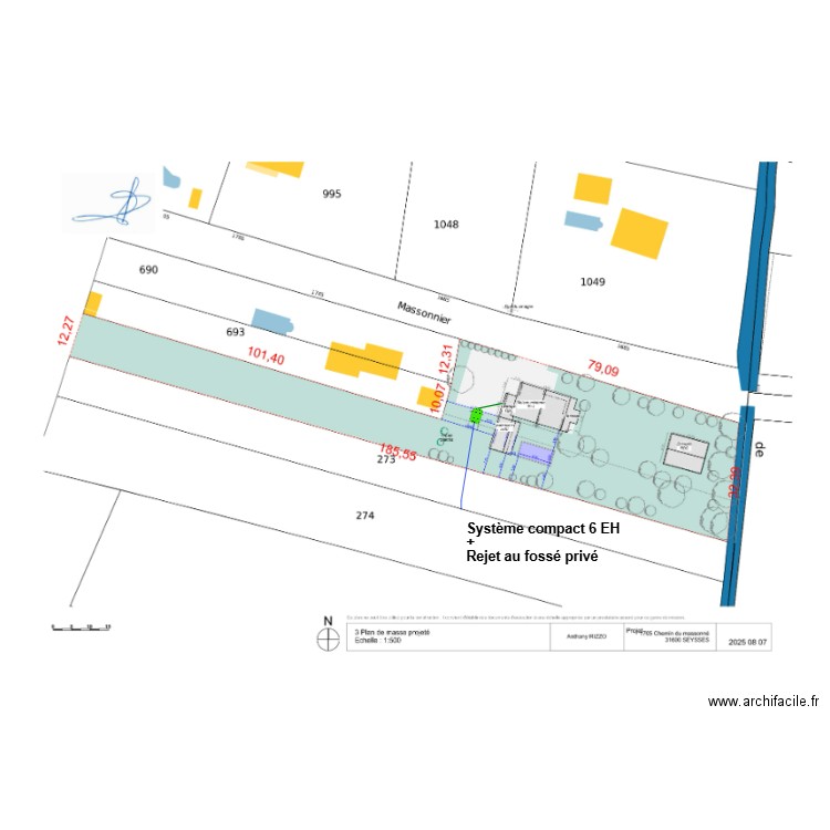 Rizzo. Plan de 0 pièce et 0 m2