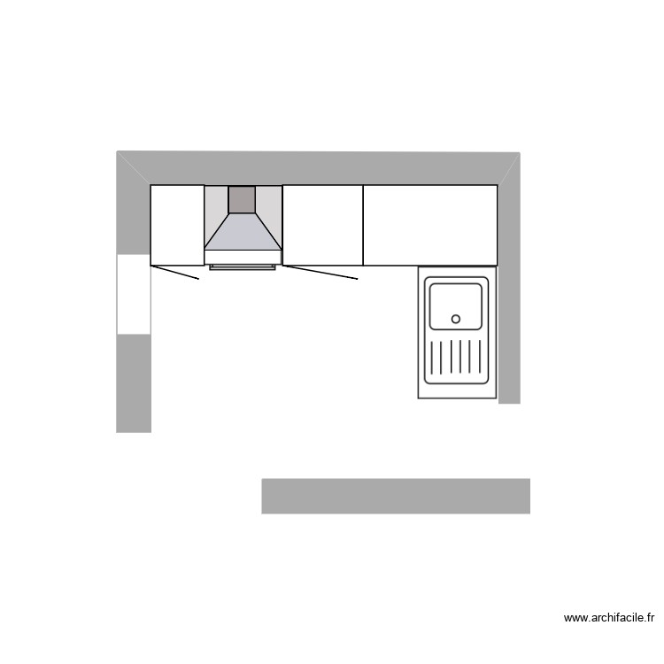 cuisine. Plan de 0 pièce et 0 m2
