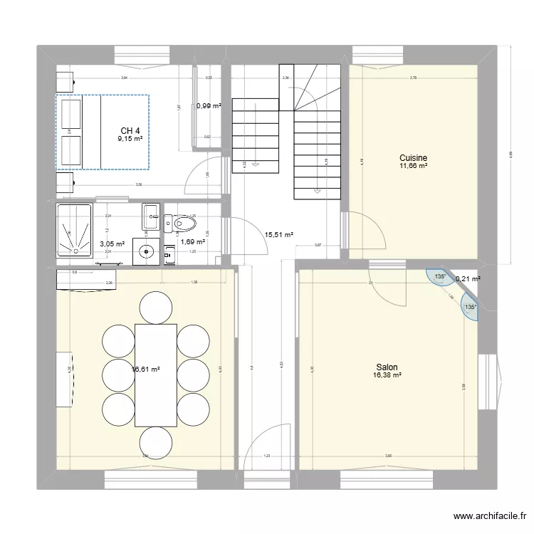 RENO 3 RDC. Plan de RENO 3 RDC. Plan de