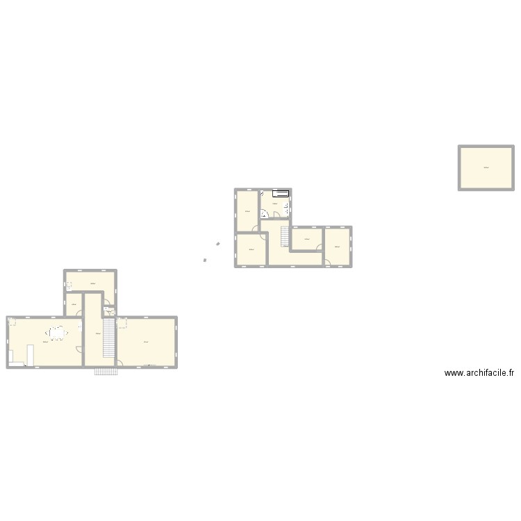 maison de maxime  etages. Plan de 13 pièces et 301 m2