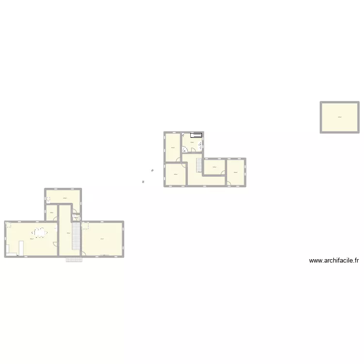 maison de maxime  etages. Plan de 