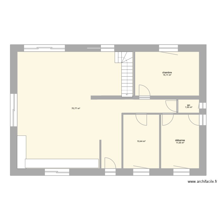 maison 2.0. Plan de 5 pièces et 109 m2