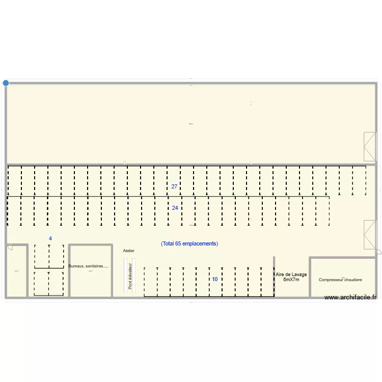 baud 1/2 milieu. Plan de 