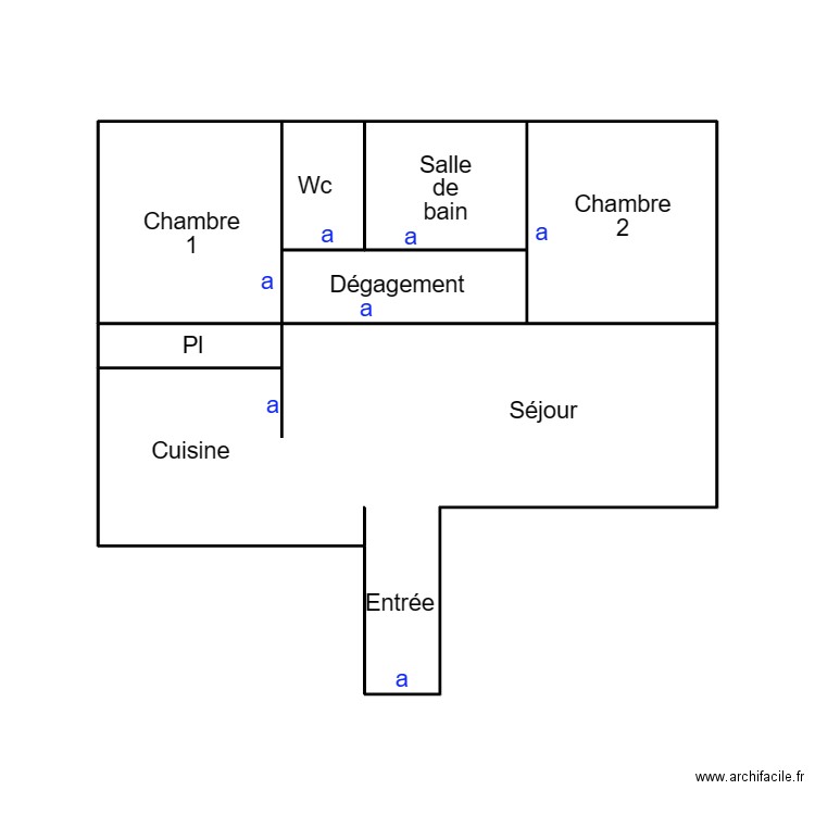 QUIMPER CAREME. Plan de 7 pièces et 27 m2