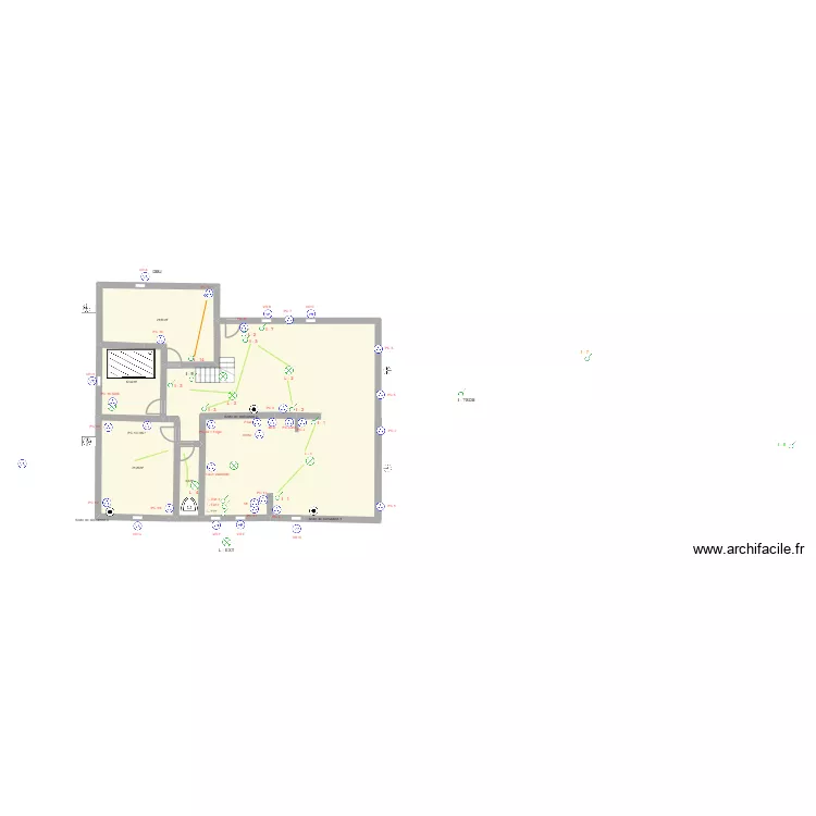 Jean Claude Maison Fille. Plan de 