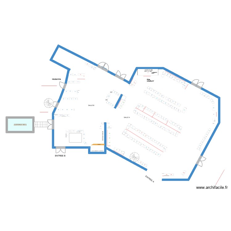 FANTASTIKCON 2026 PREVISION PLAN3 H. Plan de 0 pièce et 0 m2