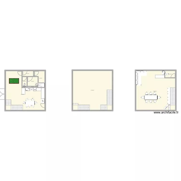 Bureau ECMB. Plan de 10 pièces et 171 m²