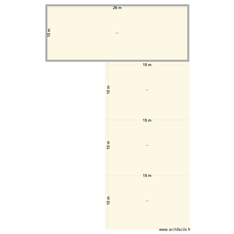 Talamud4. Plan de 4 pièces et 710 m2