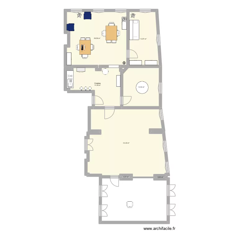 Bureau. Plan de 7 et 113 m² Bureau. Plan de 7 et 113 m²