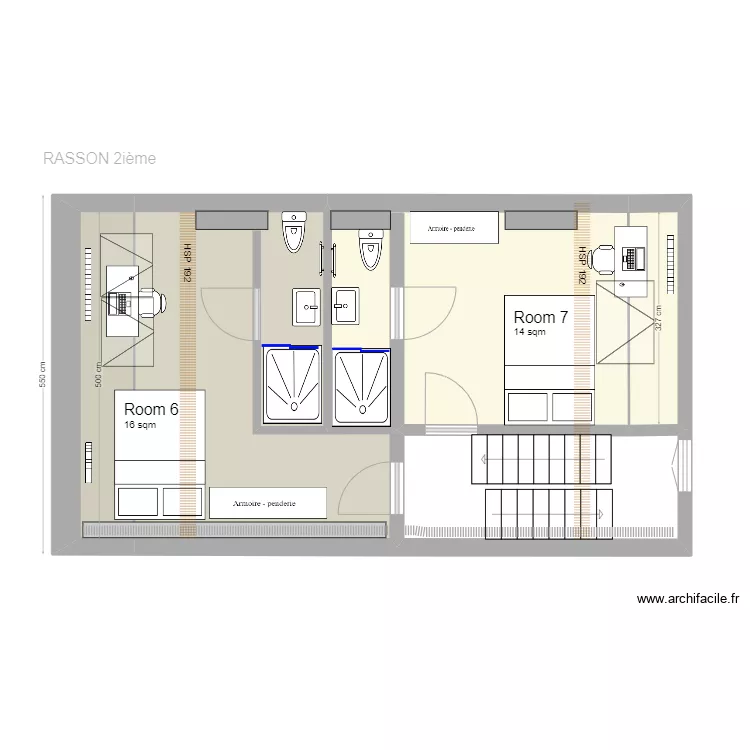 RASSON version House Map. Plan de 