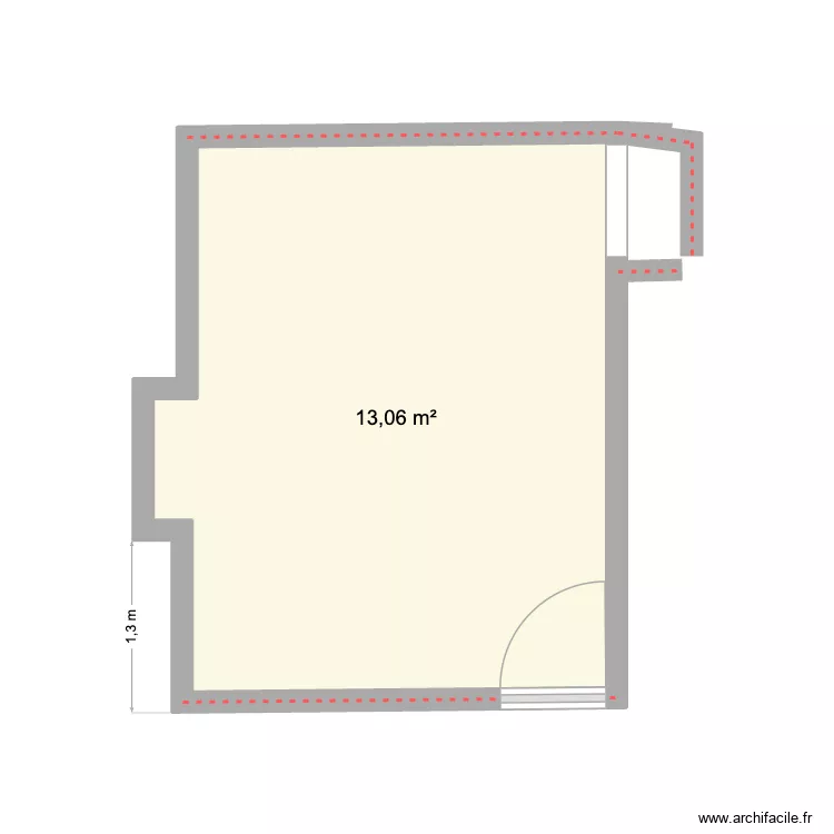 souillarde Beauregard bis. Plan de 