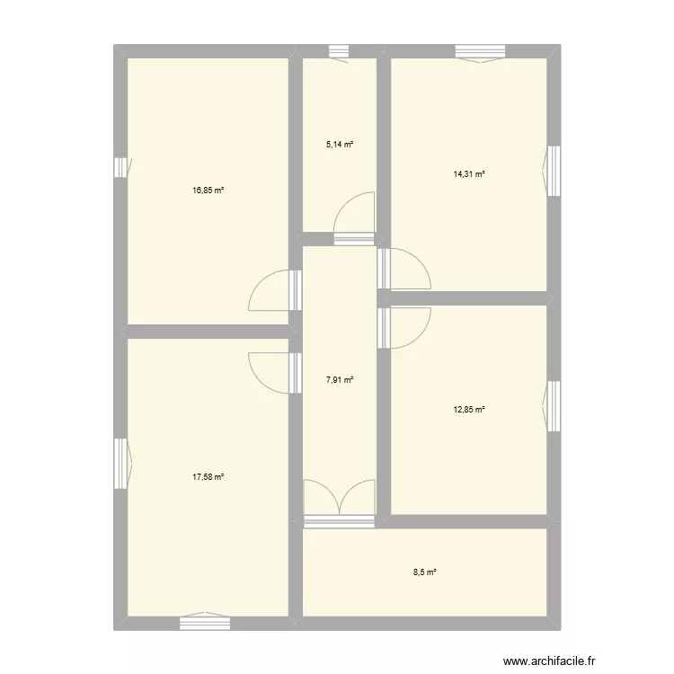 Plan initiale Djerba Mahboubine. Plan de 