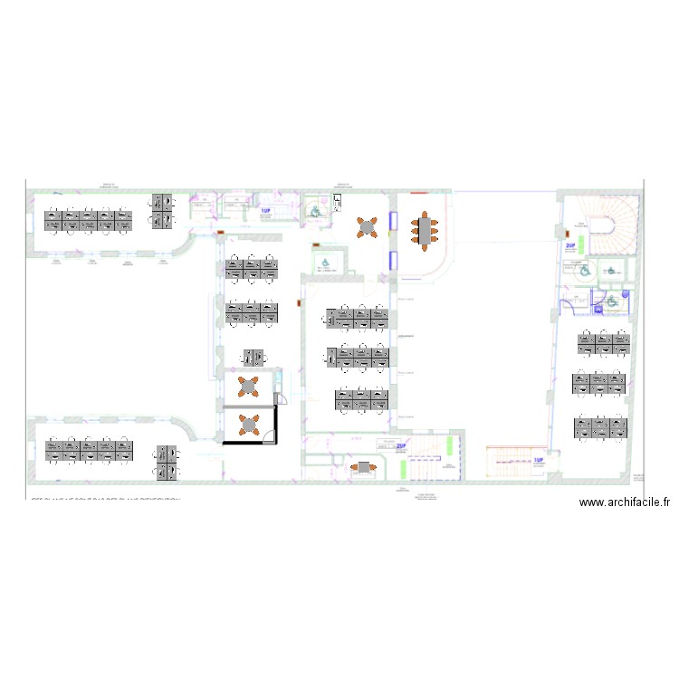 2ème étage 7 Liège. Plan de 0 pièce et 0 m2