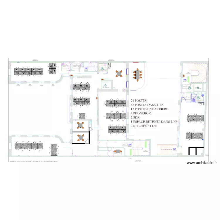 2&egrave;me &eacute;tage 7 Li&egrave;ge. Plan de 