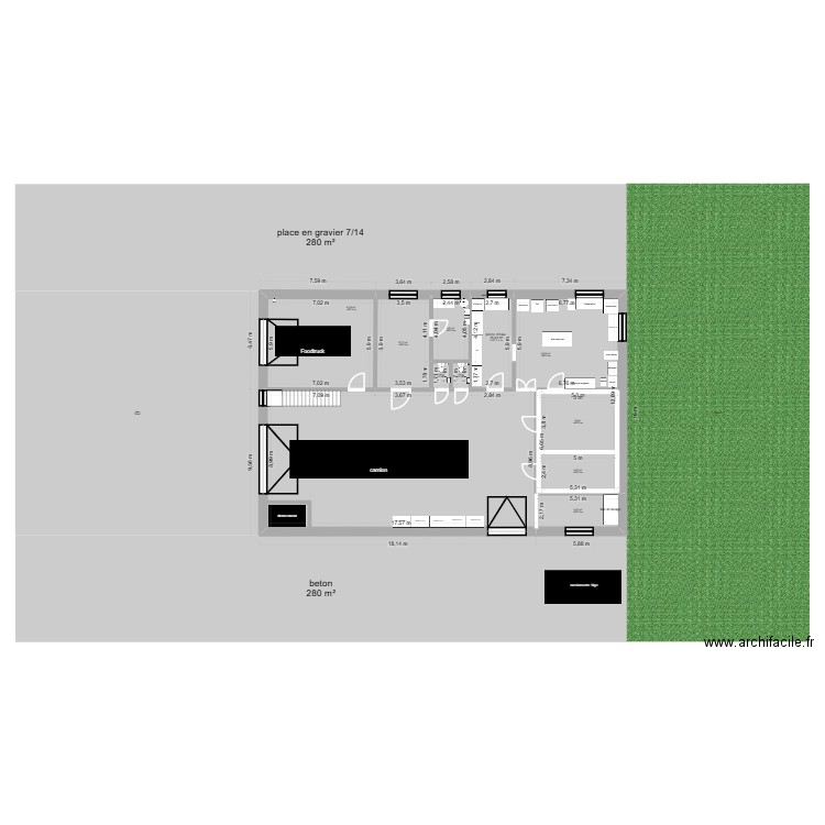 La Rôtisserie des Saveurs 6. Plan de 12 pièces et 550 m2
