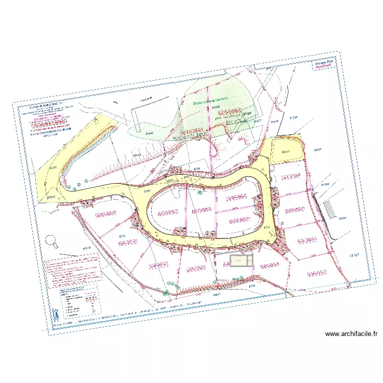 aubi lot 6. Plan de 2  et 85 m²