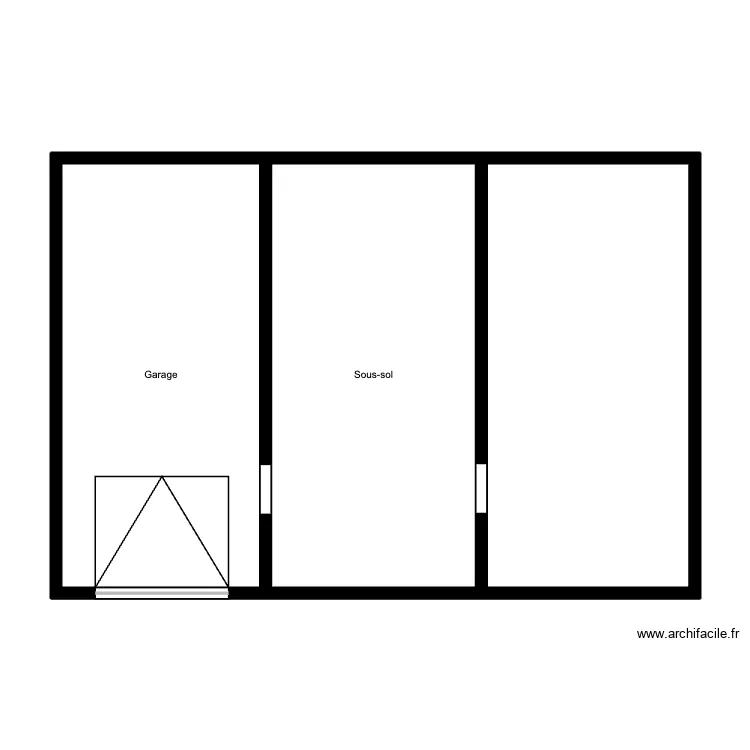 LEROUX - RDC. Plan de 3  et 83 m²
