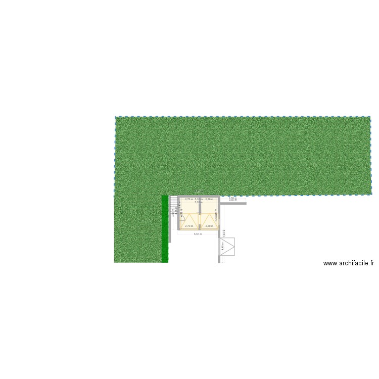 reno melgven. Plan de 10 pièces et 44 m2