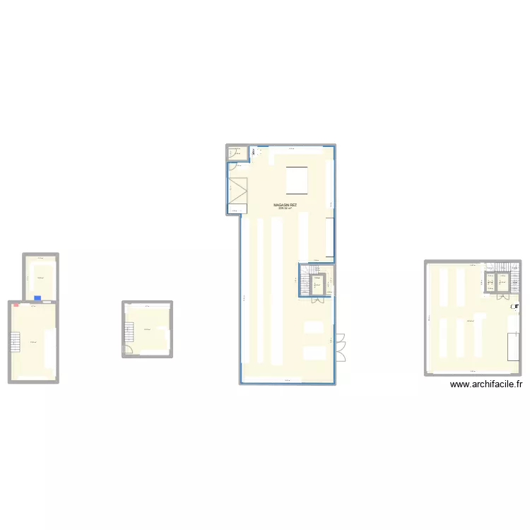 magasin tec. Plan de 
