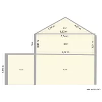 plan coupe cot&eacute; jardin