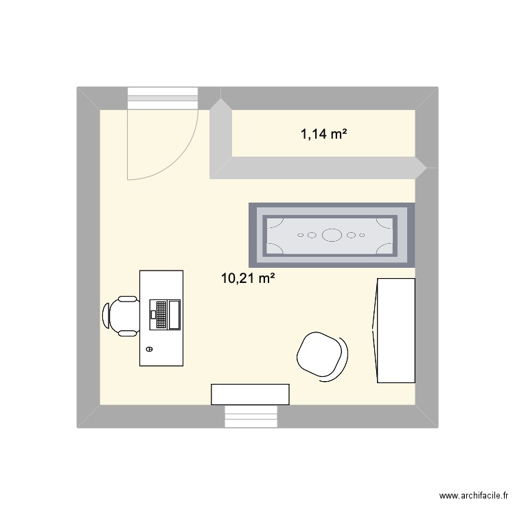 Petit box Harmo. Plan de 0 pièce et 0 m2
