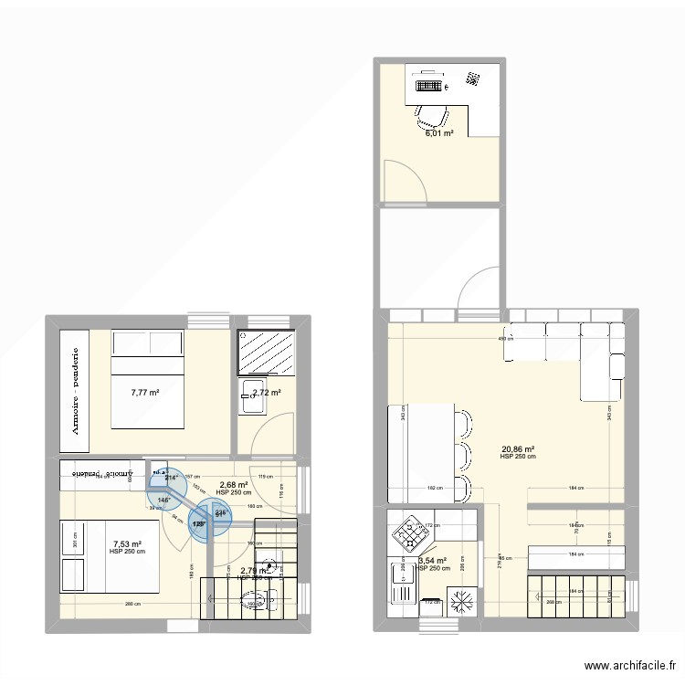 maison . Plan de 0 pièce et 0 m2