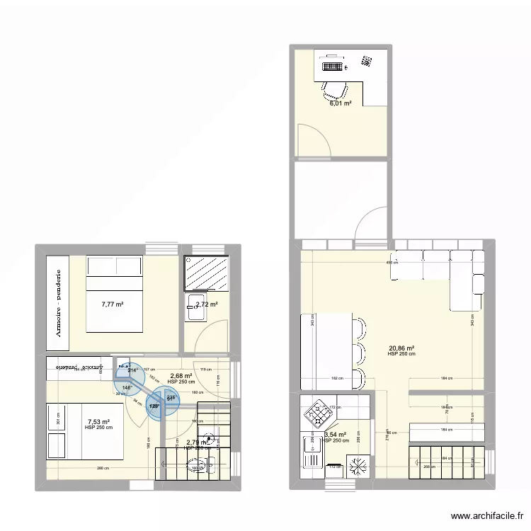 maison . Plan de maison . Plan de