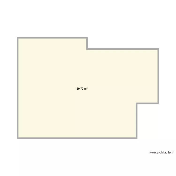 anjoma. Plan de 1  et 40 m²