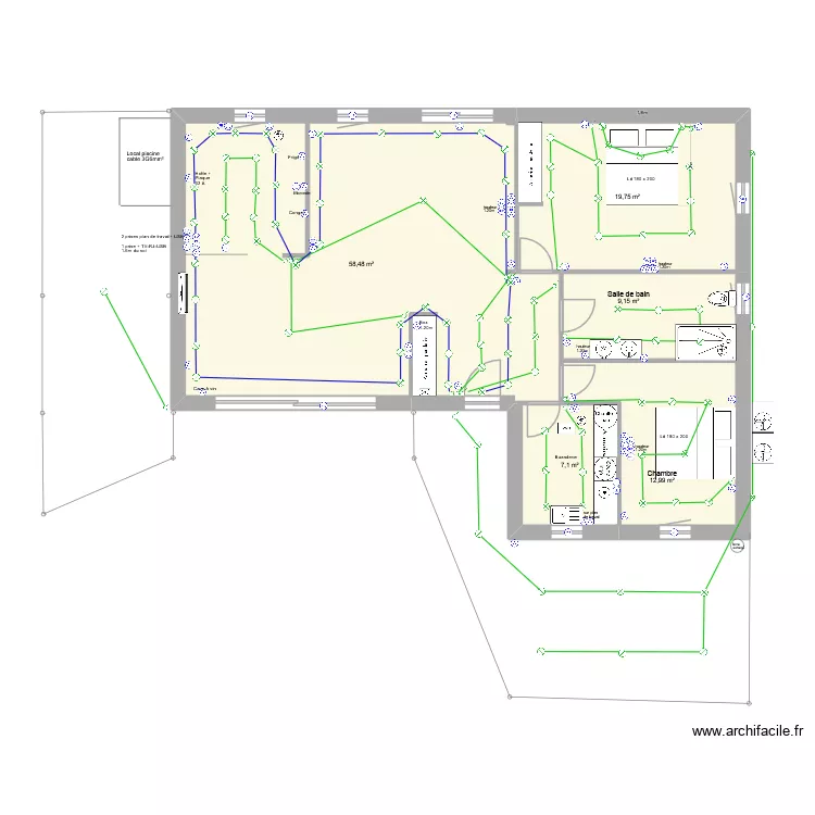 babar. Plan de 5 et 107 m² babar. Plan de 5 et 107 m²