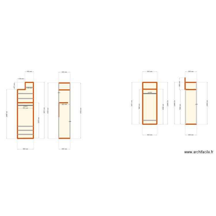 heimburger. Plan de 11 pièces et 4 m2