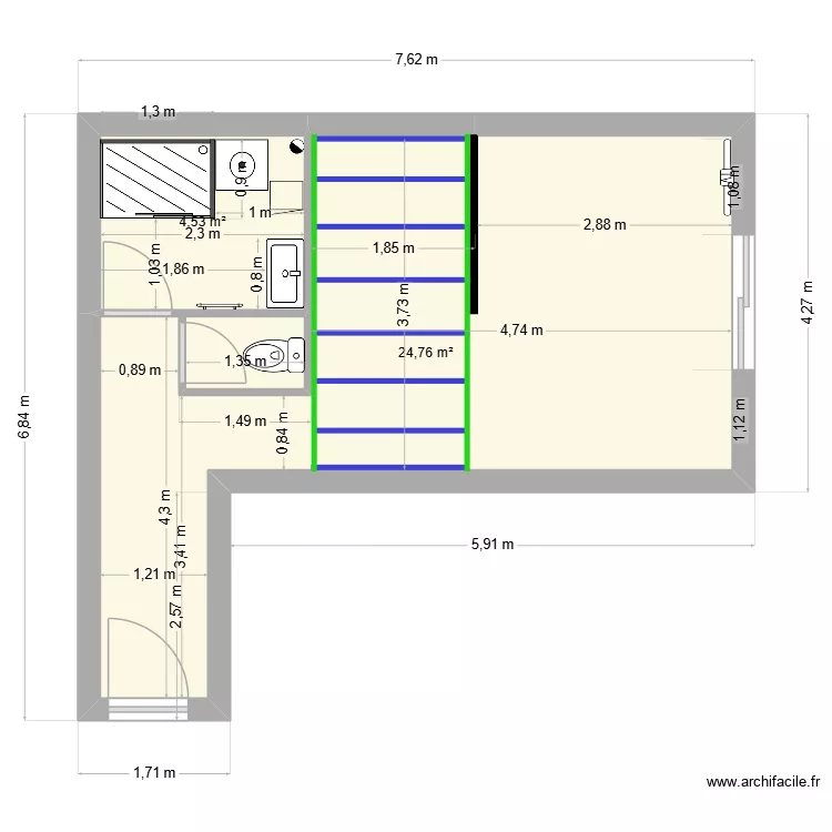 tasdon bis. Plan de 2 et 29 m² tasdon bis. Plan de 2 et 29 m²
