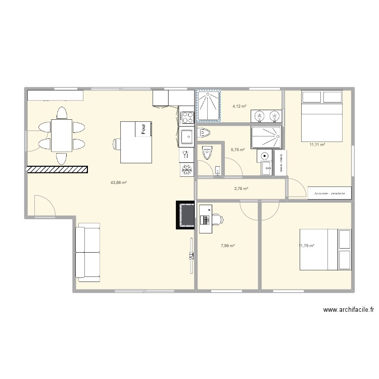  Puy v2. Plan de 0 pièce et 0 m2