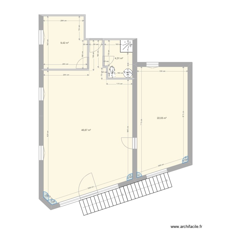 local bike workshop. Plan de 0 pièce et 0 m2
