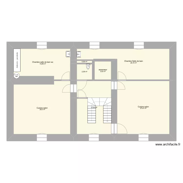 Villa Bleu 1er étage nouveau. Plan de Villa Bleu 1er étage nouveau. Plan de