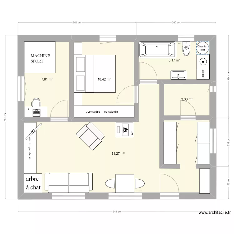 MAISON 3 v2. Plan de MAISON 3 v2. Plan de