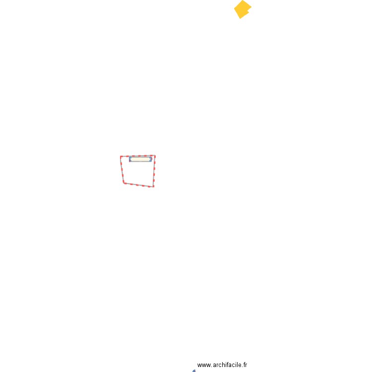 COTIGNAC. Plan de 2 pièces et -1153 m2