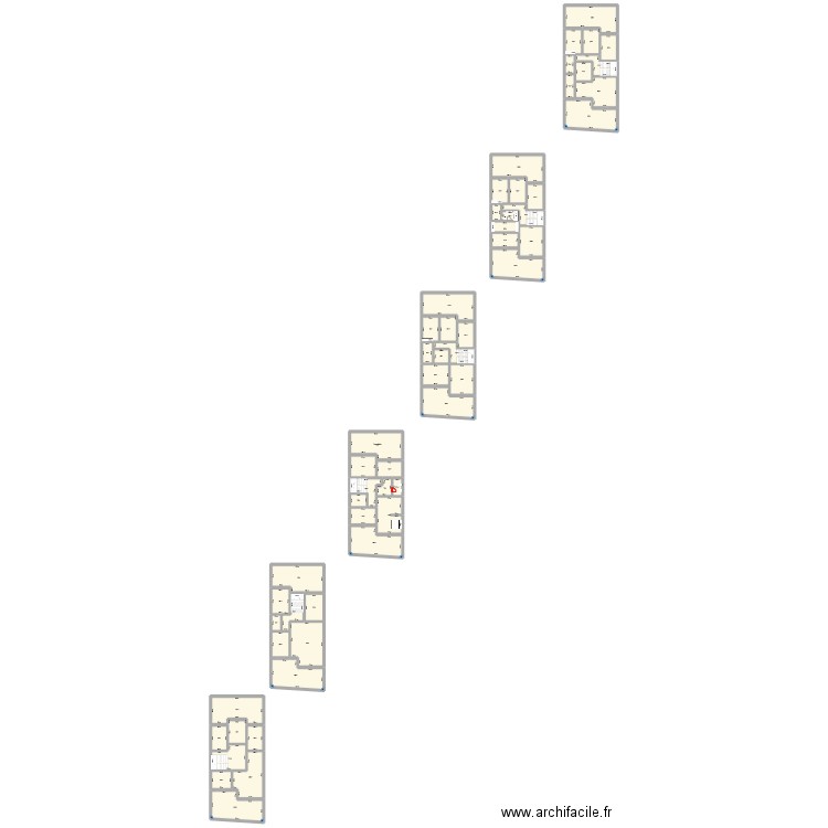 Dalia bouskoura 9.6. Plan de 57 pièces et 1246 m2